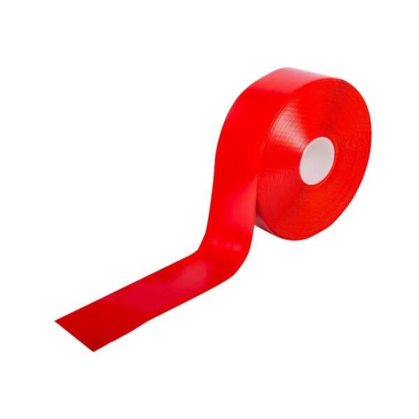 StripeMark Heavy Duty Industrial Floor Marking Tape 4 inch x 100 ft Red